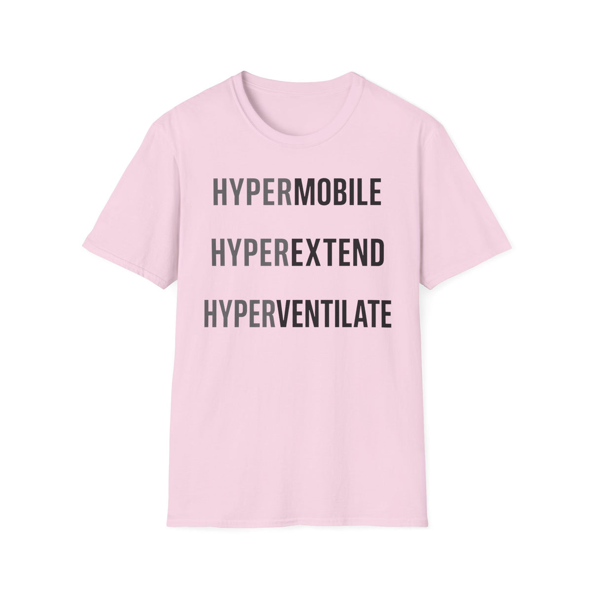 Hypermobile Hyperextend Hyperventilate T-Shirt